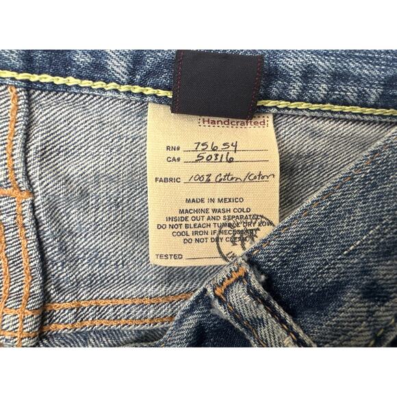 Vintage Abercrombie & Fitch - Handcrafted - Distressed Slim Low Rise Jeans-32x32 - Picture 16 of 16